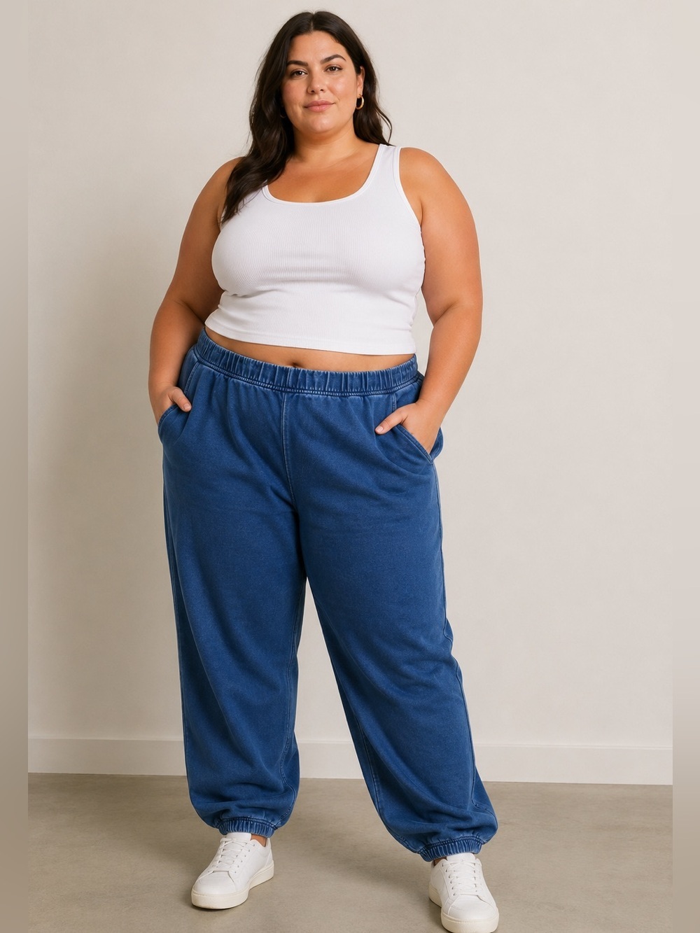 Good American Jeanius Boyfriend Denim
Style Sweatpants Plus Size 2X - Picture 1 of 5